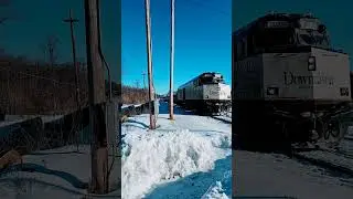 Downeaster #682 90214/86 At Crossroad in Haverhill Mass Going Towards Boston 2/5/26