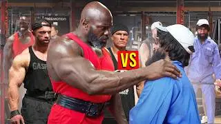 JANITOR vs THE BIGGEST GUY IN THE GYM. HE Didn’t Expect THAT