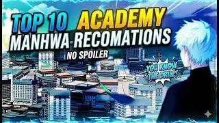 Top 10 Academy 🏫 Manhwa You MUST Read | Magic School, OP MCs & Hidden Gems - AniSyncOP #manhwa