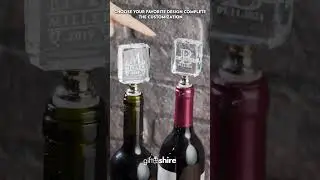 Custom Wine Bottle Stopper #giftforfriend #personalizedgift