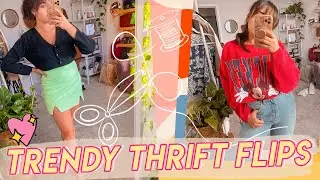TREND INSPIRED THRIFT FLIPS // denim, mini skirts, + more! ♡