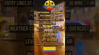 🇨🇴 October 2025 insights from Cartagena, Colombia