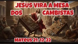 Jesus purifica o templo, minha casa será casa de oração.  Mateus 21: 12-22 cantado.          