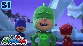 PJ Masks Season 1 | Gekko's Nice Ice Plan | Double Episode | Cartoon for kids