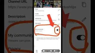 My Community Viewers Can Post | write a welcome post help fans find your community | #shorts