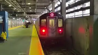 MTA Subway: IRT Lenox Line | R142 (1) Train at Harlem - 148th Street