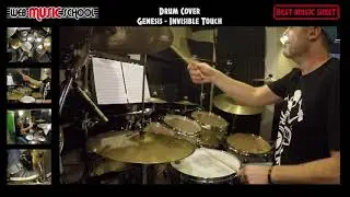 🥁 Genesis Invisible Touch DRUM COVER | Drum Sheet Music Genesis Invisible Touch