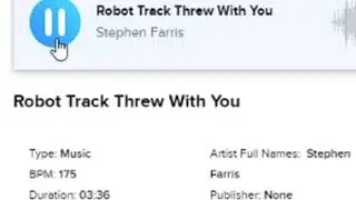 Stephen Farris - Robot Track Threw With You
