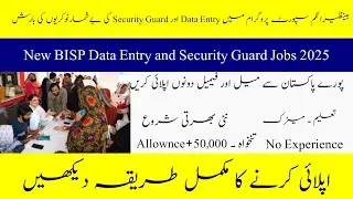 Benazir Income Support Program Jobs 2025- New Career Opportunity In Pakistan- How to Apply