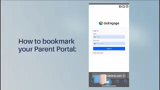 Bookmark your Parent Portal | GoEngage