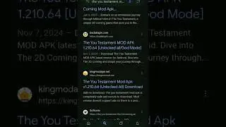 The You Testament mod APK for Android #game #howto #testament #shorts