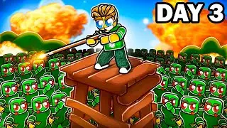 Can I Survive 3 Days In Roblox's DEADLIEST Zombie Outbreak?