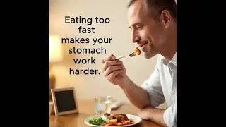 Slow down&hellip; your stomach will thank you 😌🍽️