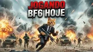 BATTLEFIELD 6 LIVE 💥 MEU GATO COM ARMA NO CAOS TOTAL 🐱🔫