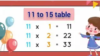 11 to 15 table|11 se 15 tk pahade|tables|pahade