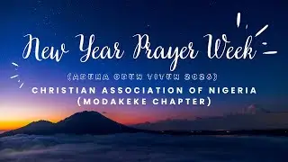 New Year Prayer Week || Christian Association of Nigeria (CAN) || Modakeke Chapter || 08.01.2026
