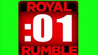 WWE Royal Rumble 2020 Countdown + Buzzer Sound Effect