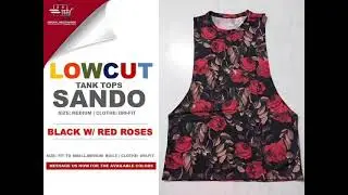 Low Cut (Tank Tops) w/ Print Design Sando | General Merchandise by NnP2012 Trading
