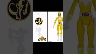 Hasbro Mighty Morphin Power Rangers action figures.