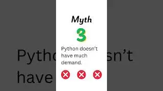3 myths about Python #learnprogramming #pythonprogramming #datascience #python #dataanalytics