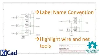 33 Naming Labels and using Highlight wire and net tools