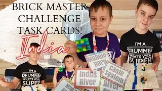 Brick Master Challenge Task Cards | History - India| FREEBIE COMING UP!!!