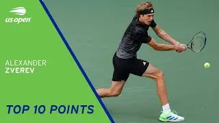 Alexander Zverev | Top 10 Points | 2021 US Open