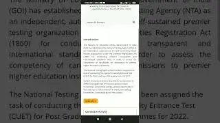 Finally CUET PG 2023 Application Form Released. CUET PG 2023 Official website Update. CUET PG 2023.