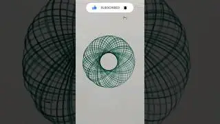 Cool design created using Spirograph                                               Please subscribe