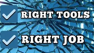 Right Tools For The Right Job...