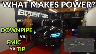 B9 SQ5 3.0T Dyno Tested! Testpipe vs FMIC vs Turbo Inlet &mdash; What Actually Makes Power?