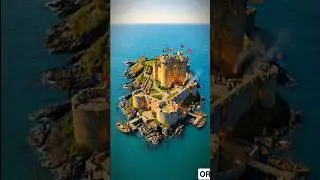Building a Massive Stone Castle on an Island | Realistic Construction Timelapse (AI Cinemati