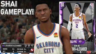 AMETHYST SHAI GILGEOUS-ALEXANDER GAMEPLAY! CHEESIEST WIN OF MY LIFE! (NBA 2K20 MYTEAM)