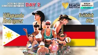 Fr&ouml;hlich, Otte  (GERMANY) vs Villapando, Rodriguez (Philippines) 2025 광안리 국제여자 비치발리볼 대회