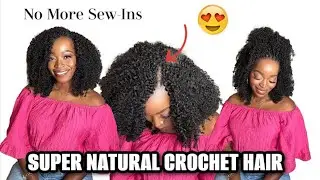 NO MORE SEW-INS 🚫| Easy DIY Afro Kinky Human Hair Crochet | QVR HAIR X Gorden & Martha Dove