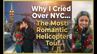 Why I Cried Over NYC.The Most Romantic Helicopter Tour 🇺🇸 (A Very Special Gift)ㅣ FUNZ🚁❄️