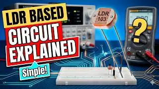 How a LDR Light Sensor  Works in a Circuit! Complete Guide for Beginners!
