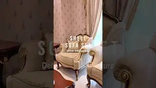 Italian Handmade Living Room Sofa Set - Shell Design by Deluxe Arte