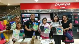 Marine Life Drawing Workshop with Caran d'Ache and National Book Store