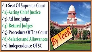L-124- Ad Hoc Judge | Acting Chief Justice  | Salaries & Allowances- Current Affairs 2018 By VeeR