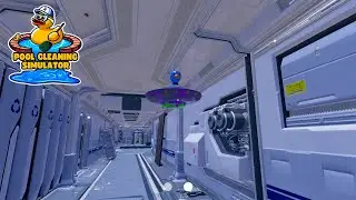 Pool Cleaning Simulator - Part 3 - We Got Abducted By Space Ducks!