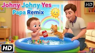 Johny Johny Yes Papa – Upbeat Remix 🎧 | Sing Along for Kids