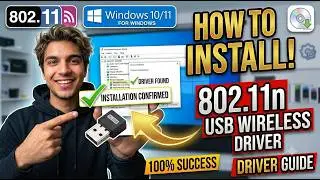 How To Install 802.11n USB Wireless Driver