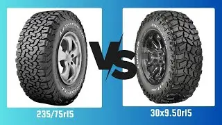 Tire Size 30x9.50r15 vs 235/75r15