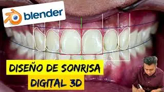 ✔ REALIZA un DISEÑO DE SONRISA 3D en BLENDER Dental Mode ✔