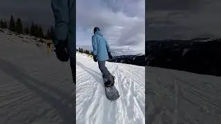 ❄️ Relaxed ride 🏂🏻 down the slopes #insta360x4 #snowboarding #wintersports #capita #dopesnow