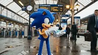 Sonic Finally Has His Oyster Card and Takes Avanti West Coast to Manchester