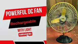 Make Your Own 12.V D.C Fan at Home. 