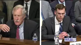 Sen. King presses Deputy Under Secretary of Defense nominee on military blast trauma