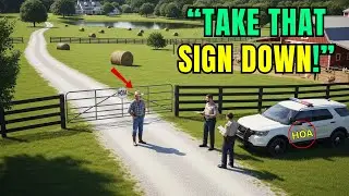 HOA Karen Called the Cops Over a Sign on My Own Property — Accused Me of Trespassing